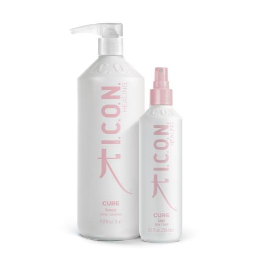 PACK CURE SPRAY + CHAMPÚ CURE 1 L.